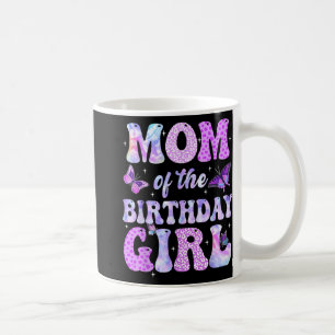 Verjaardagsmeisje van mama en papa Butterfly Famil Koffiemok
