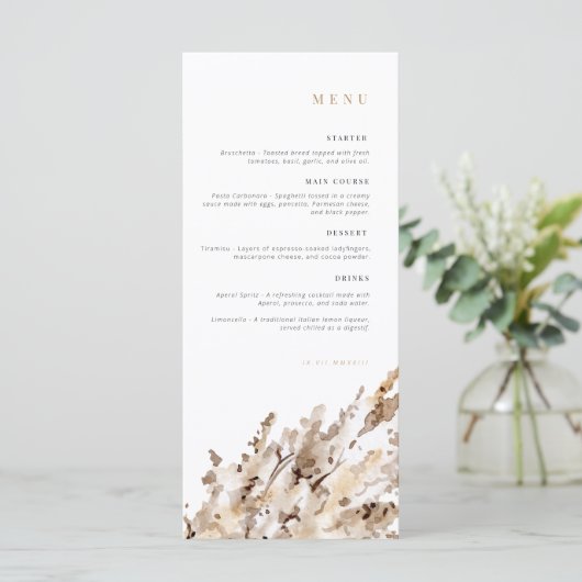 verjaardagsmenu | Celebration menu | Pampa's (Staand voorkant)