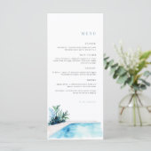 verjaardagsmenu | Celebration menu | Poolparty (Staand voorkant)