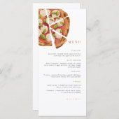 Verjaardagsmenu | Feestmenu | Pizzaparty Menu (Voorkant / Achterkant)