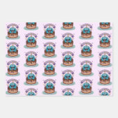 Verjaardagsmonster Inpakpapier Vel (Voorkant 3)