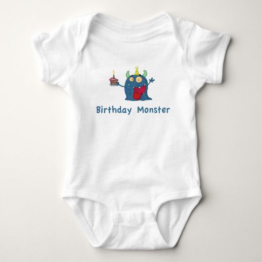 Verjaardagsmonster Romper (Voorkant)