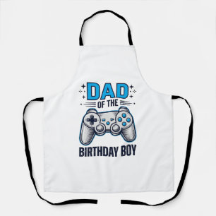 Verjaardagsontwerp voor vader van gamer-shirt_1 schort