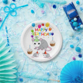 Verjaardagspapier Borden, Possum Papieren Bordje (Feest)