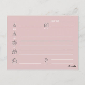 Verjaardagsplan: Briefkaart