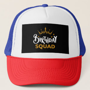 Verjaardagsploeg Feest Matching Familie Groep Grap Trucker Pet