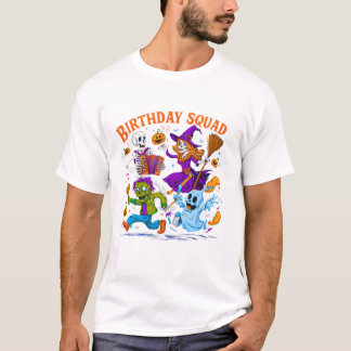Verjaardagsploeg Grappige Halloween T-shirt
