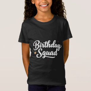 Verjaardagsploeg Tiener Grafische T-shirt