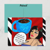 Verjaardagspostkaart Briefkaart (Voorkant / Achterkant)