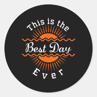 Verjaardagsquote Geliefde Van De Zon Ronde Sticker