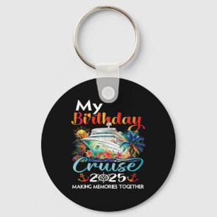 Verjaardagsreis Cruise 2025 Familie Verjaardagsfee Sleutelhanger