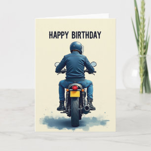 Verjaardagsrit Motorfietskaart Kaart