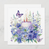 Verjaardagsschoonheid: betoverde tuin Verjaardags  (Voorkant / Achterkant)