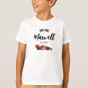 Verjaardagsshirt voor raceauto t-shirt