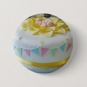 _verjaardagstaart 2 ronde button 5,7 cm