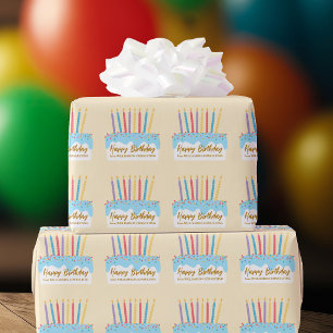 Verjaardagstaart Chic Aangepaste Zakelijke Cadeau Cadeaupapier