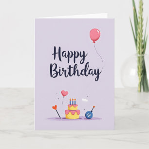Verjaardagstaartkaart Sweet Eighteen Kaart