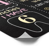 verjaardagsteken poster (Hoek)