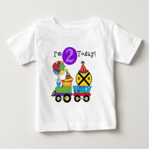 Verjaardagstrein 2e Verjaardag T-shirts en Gifts