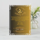 verjaardagsuitnodiging kaart (Staand voorkant)