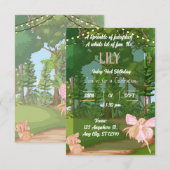 verjaardagsuitnodiging kaart (Voorkant / Achterkant)