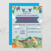 VERJAARDAGSUITNODIGING KAARTEN (Voorkant / Achterkant)