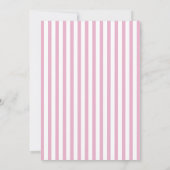 Verjaardagsuitnodiging met fantasierijk kader met  save the date (Achterkant)