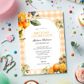 Verjaardagsuitnodiging Sinaasappels Vruchten Kaart