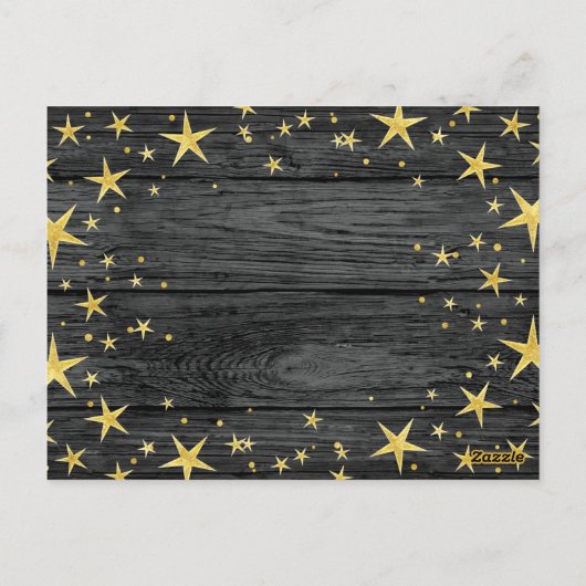 Verjaardagsuitnodiging Standaard Ansichtkaart Briefkaart (Achterkant)