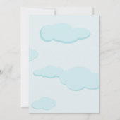 Verjaardagsuitnodiging vliegtuig kaart (Achterkant)