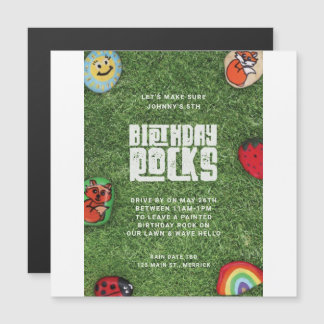 Verjaardagsuitnodiging voor Coronavirus Kids Magnetische Uitnodiging