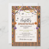 Verjaardagsuitnodiging voor Halloween Ghost Spookt Kaart (Voorkant)