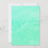 Verjaardagsuitnodiging voor hondenpoolfeestje kaart (Achterkant)