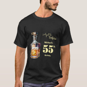 Verjaardagsuitnodiging voor mannen van 55 jaar: 'G T-shirt