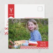 Verjaardagsuitnodiging voor Upsherin Uitnodiging Briefkaart (Voorkant / Achterkant)