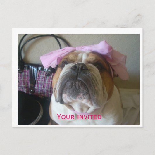 Verjaardagsuitnodigingen briefkaarten (Voorkant)