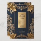 verjaardagsuitnodigingskaarten kaart (Voorkant / Achterkant)