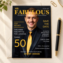 Verjaardagsverrassing Mr Fabulous 50e verjaardag S