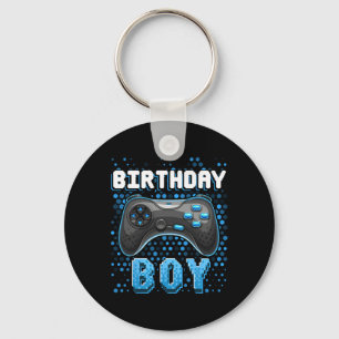 Verjaardagsvideo Game Controller Verjaardag Gamer  Sleutelhanger