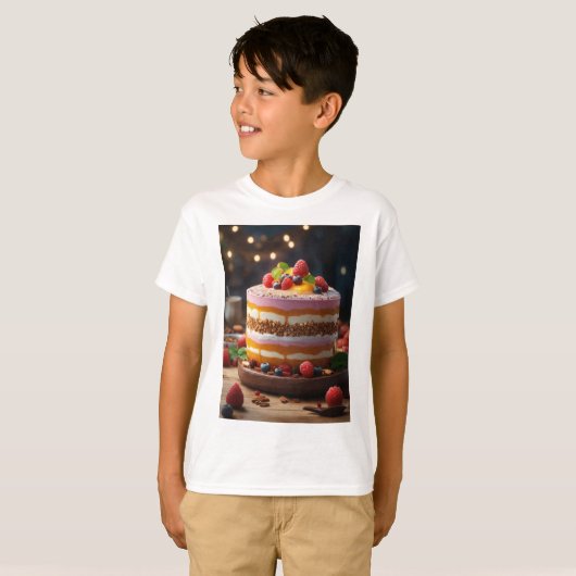 Verjaardagsviering kinder Fansion T-shirt (Voorkant volledig)