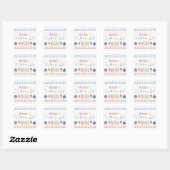 Verjaardagsviering Stickers (Vel)