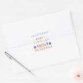 Verjaardagsviering Stickers (Envelop)