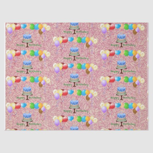 Verjaardagsweefsel Papier (Voorkant)