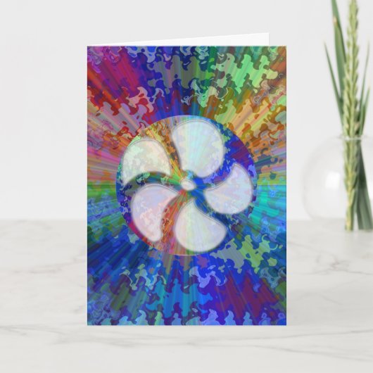 Verjaardagswens - mooi van binnen Print tekst hand Kaart (Voorkant)