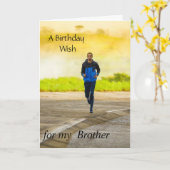 Verjaardagswens voor mijn broer kaart (Gele Bloem)