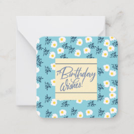 Verjaardagswensen Alleen voor Jou Notitiekaart Notitiekaartje