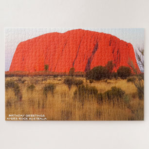 Verjaardagswensen Ayers Rock Australië Legpuzzel