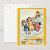 Verjaardagswensen Briefkaart (Voorkant / Achterkant)