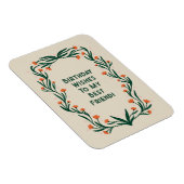 Verjaardagswensen Elegant Bloemen Lijst Magneet (Rechterzijde)