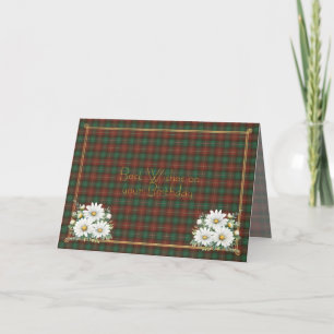 Verjaardagswensen Prins Edward Eiland Tartan Kaart